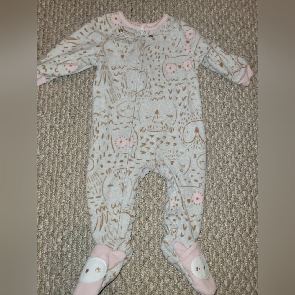 Carters fleece sleeper 6m